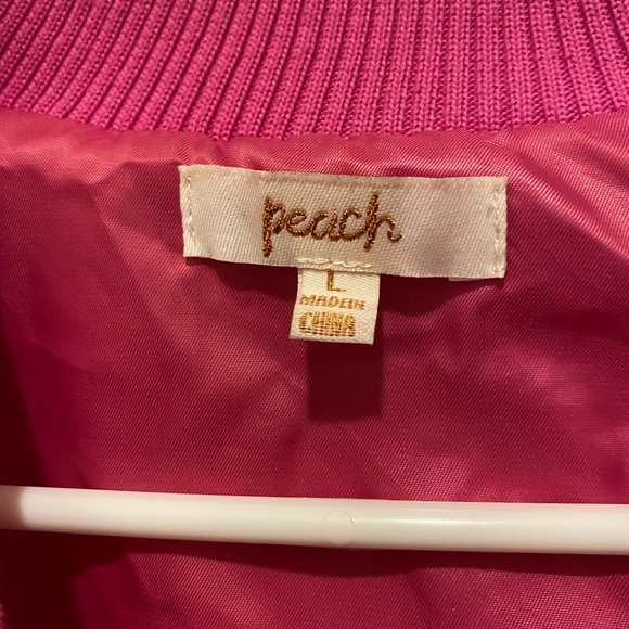 Pink Plush Teddy Jacket Cropped Zip-Up - Picture 3 of 5